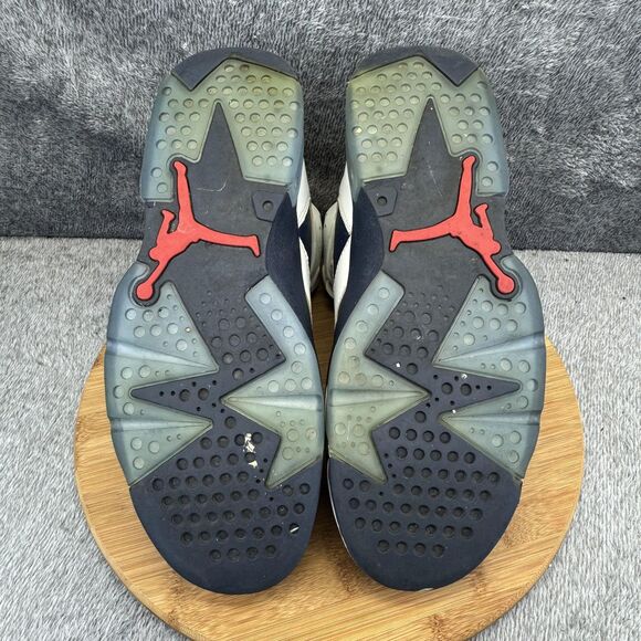 Air Jordan 6 Retro Shoes Mens Size 13 Blue Olympic Basketball Sneaker 308497-141 - Picture 8 of 10